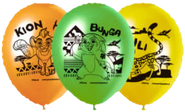 Kion, Bunga & Fuli balloons