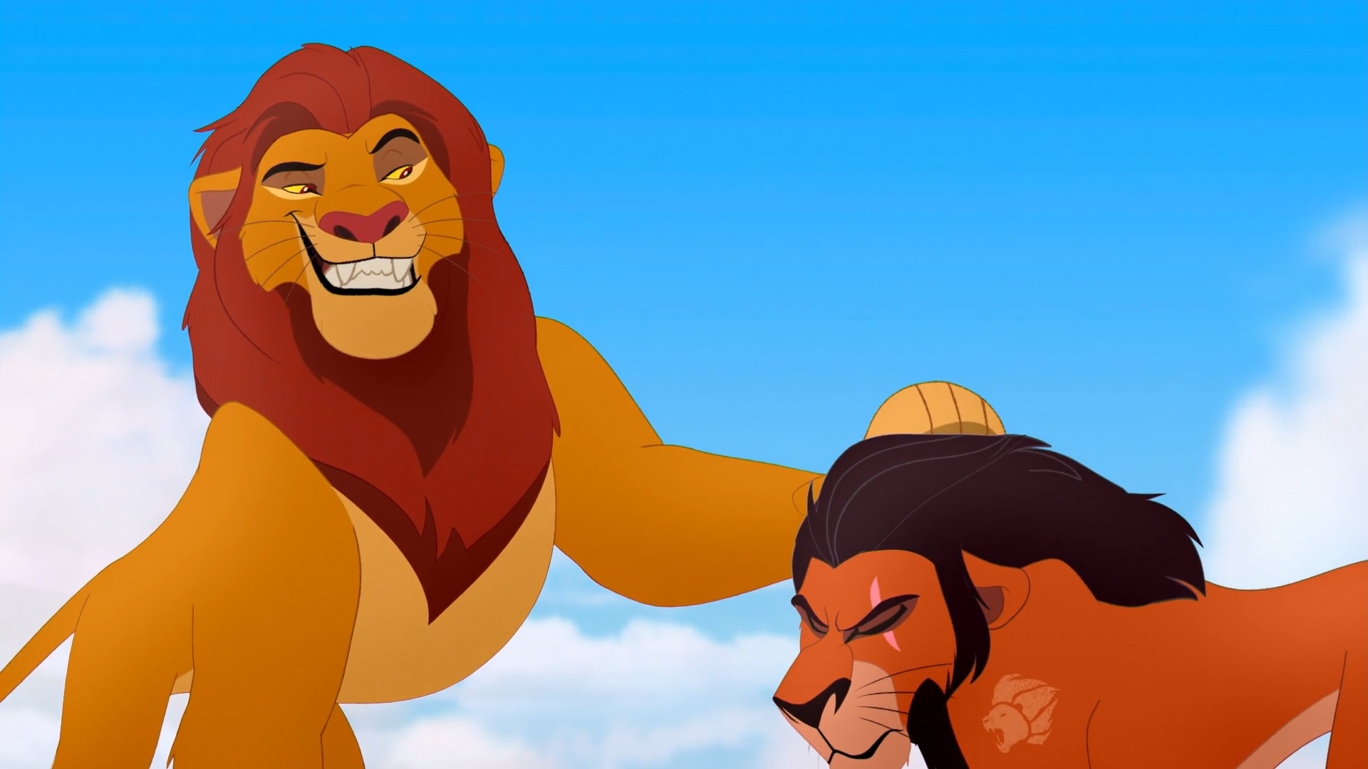 Lion King Scar And Simba Fight