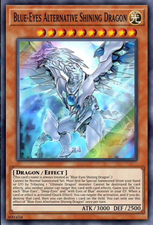 BlueEyes Alternative Shining Dragon LionHeartKIng Wiki Fandom