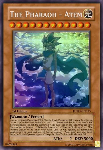 The Pharaoh - Atem (Card)/(Custom) | LionHeartKIng Wiki | Fandom