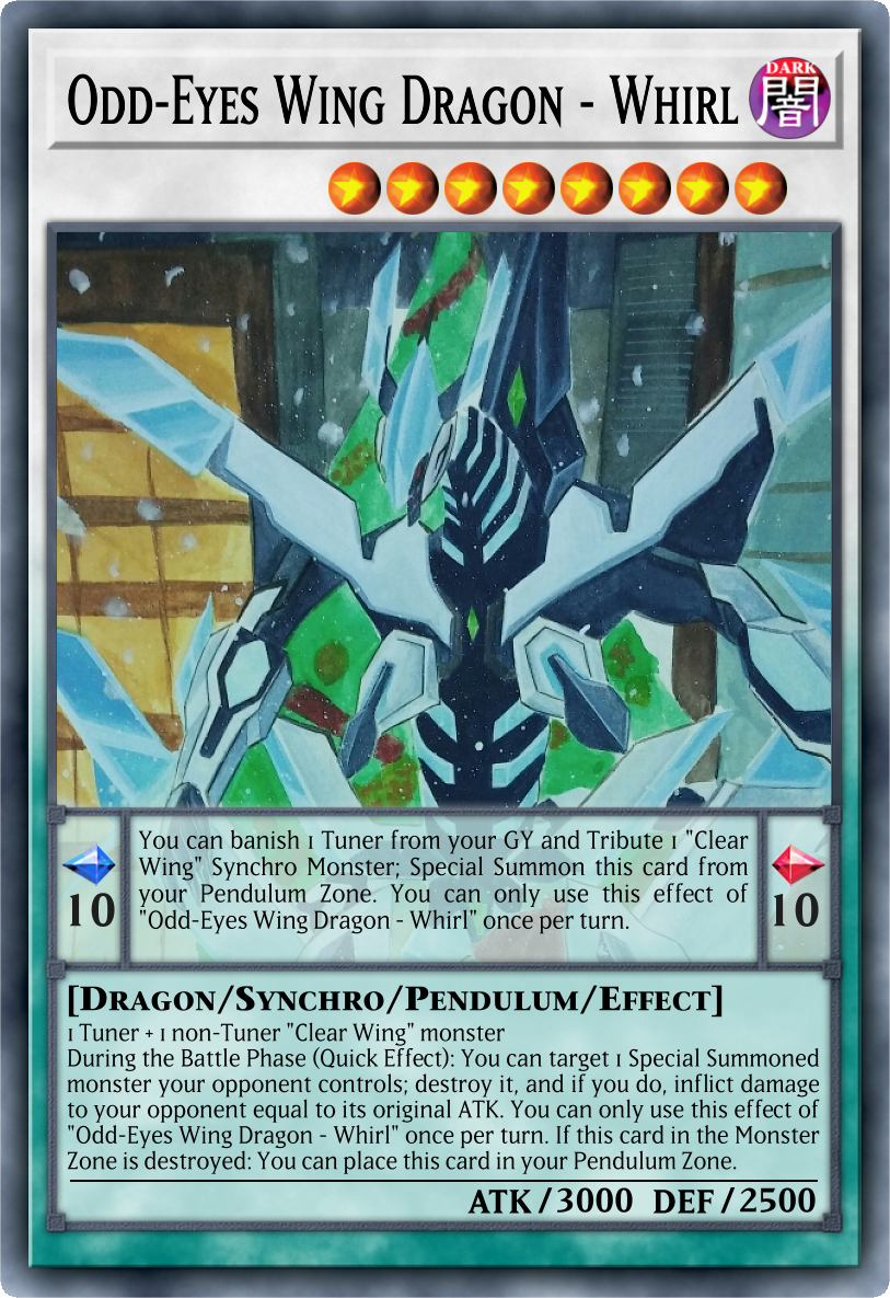 Odd-Eyes Wing Dragon - Whirl | LionHeartKIng Wiki | Fandom