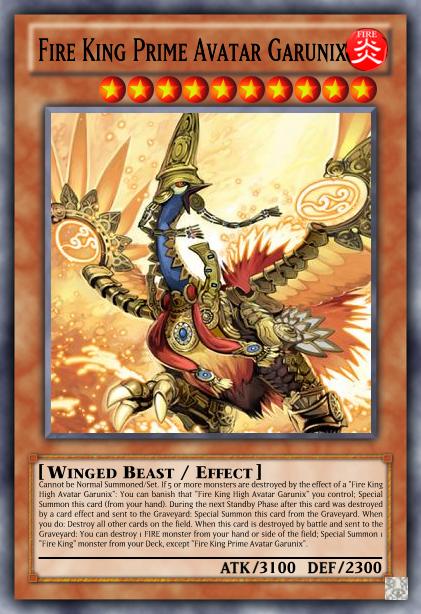 Yu-Gi-Oh! Wiki - Fire King High Avatar Garunix