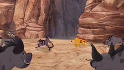 Kion and Jasiri work together to defeat Janja's clan.