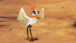 Ono informs the Lion Guard about the Mekundu bats' predicament.