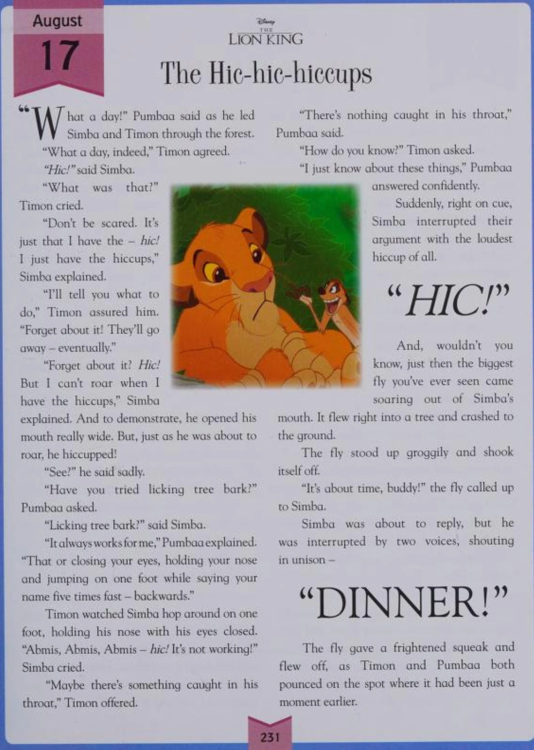 The HicHicHiccups The Lion King Wiki Fandom