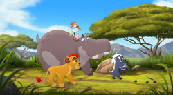 The Lion Guard searches for Utamu grubs.