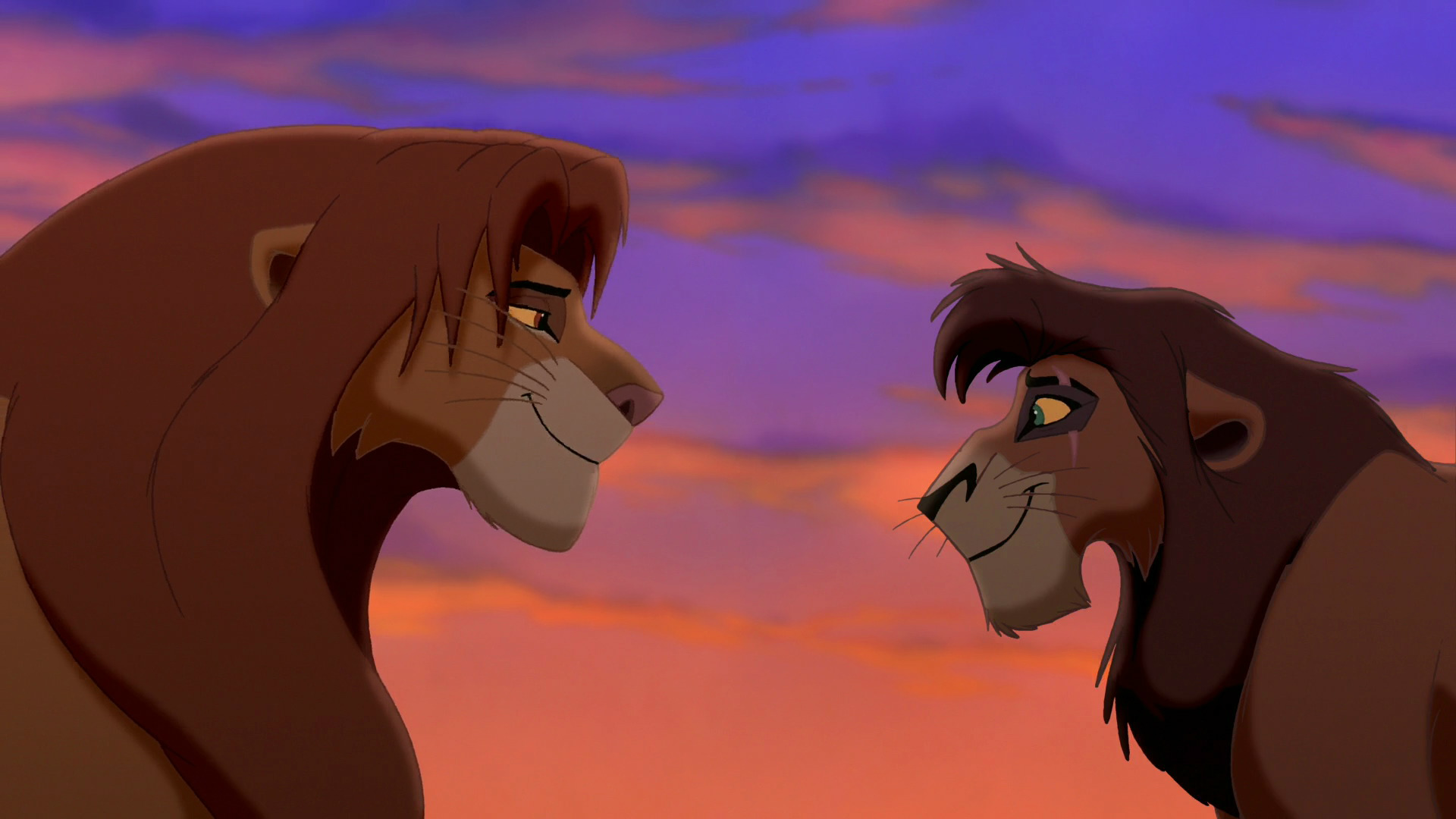 lion king 2 kovu and simba