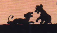 The are playing as kovu falls in love