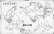 Banzai's model sheet