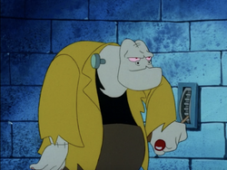 Torgo activates the Metamorphitron.