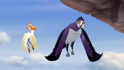 Ono and Anga attempt to save Kion, to no avail.