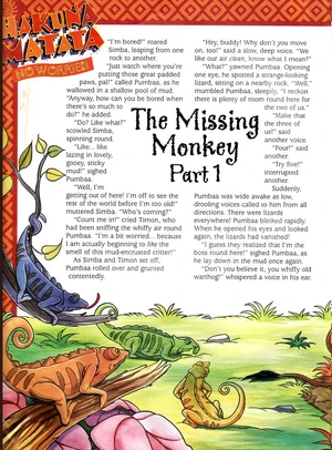 The Missing Monkey The Lion King Wiki Fandom The Missing Monkey The Lion King Wiki Fandom