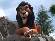 Scar at Disney Park