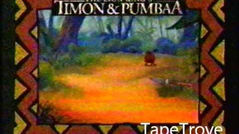 The Lion King's Timon & Pumbaa bumpers