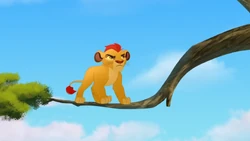 Kion readies to use the Roar of the Elders.