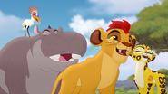 The Lion Guard laughs at Bunga