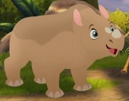 Young rhino, from The Lion Guard