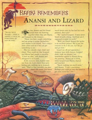 Anansi and Lizard 1