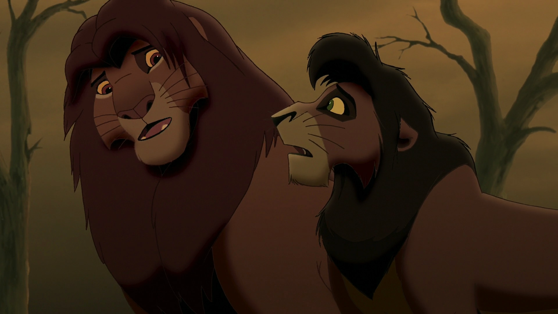 lion king 2 kovu and scar