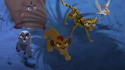 The Lion Guard confronts the Zimwi.