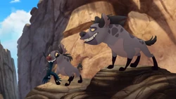 Cheezi and Chungu hold Tamaa captive.