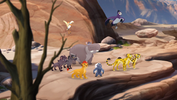 The Lion Guard journeys home.