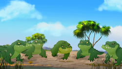 Makuu's float invades the Flood Plains.