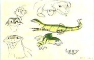 Concept sketches of Iggy