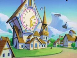 The clock breaks as soon as Fronk leaves.