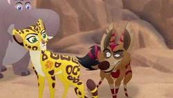 Goigoi tries and fails to sneak up on the Lion Guard.