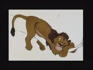Concept art of young adult Simba