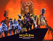 The characters of The Lion King