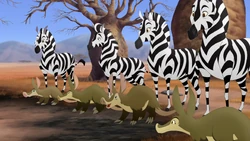 The aardvarks decide to remain in the Pride Lands.