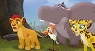 The Lion Guard concerned about Bunga