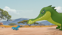 Makuu allows Hodari to join his float.