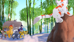 The Lion Guard confronts Chuluun.