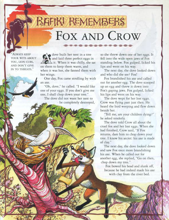 fox and crow fable