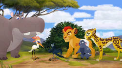 The Lion Guard meets Tamaa.