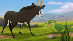 Makuu attempts to negotiate with Bupu.