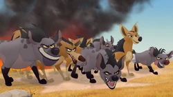 Reirei's pack joins forces with Janja's clan against the Lion Guard.