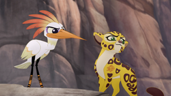 Ono and Fuli work together to defeat the Army of Scar.