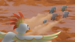 Ono calms Ma Tembo's herd.