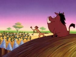 HIWTHI Timon Pumbaa & guinea fowl4