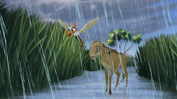 Ono rescues Boboka's son from the hippo lanes.
