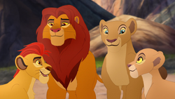 Kion bids his family farewell.