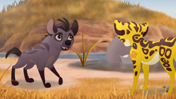 Madoa informs the Lion Guard of Jasiri's predicament.
