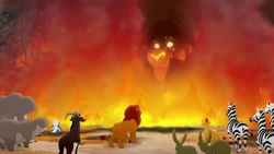 Scar reveals himself to the Pride Landers.