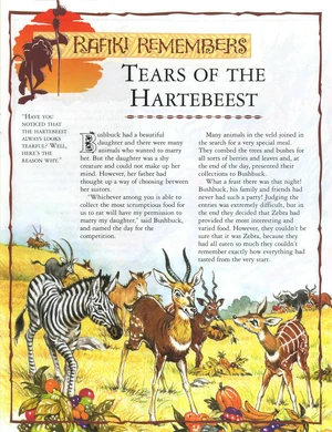 Tears of the Hartebeest 1
