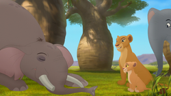 Nala congratulates Ma Tembo's herd on their performance.