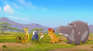 Beshte with the Lion Guard